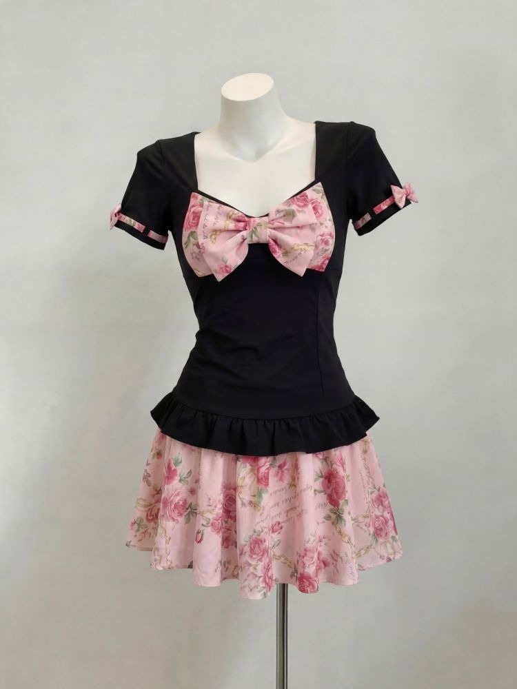 Romper Floral Print - Conjunto Feminino Doce com Estampa Floral