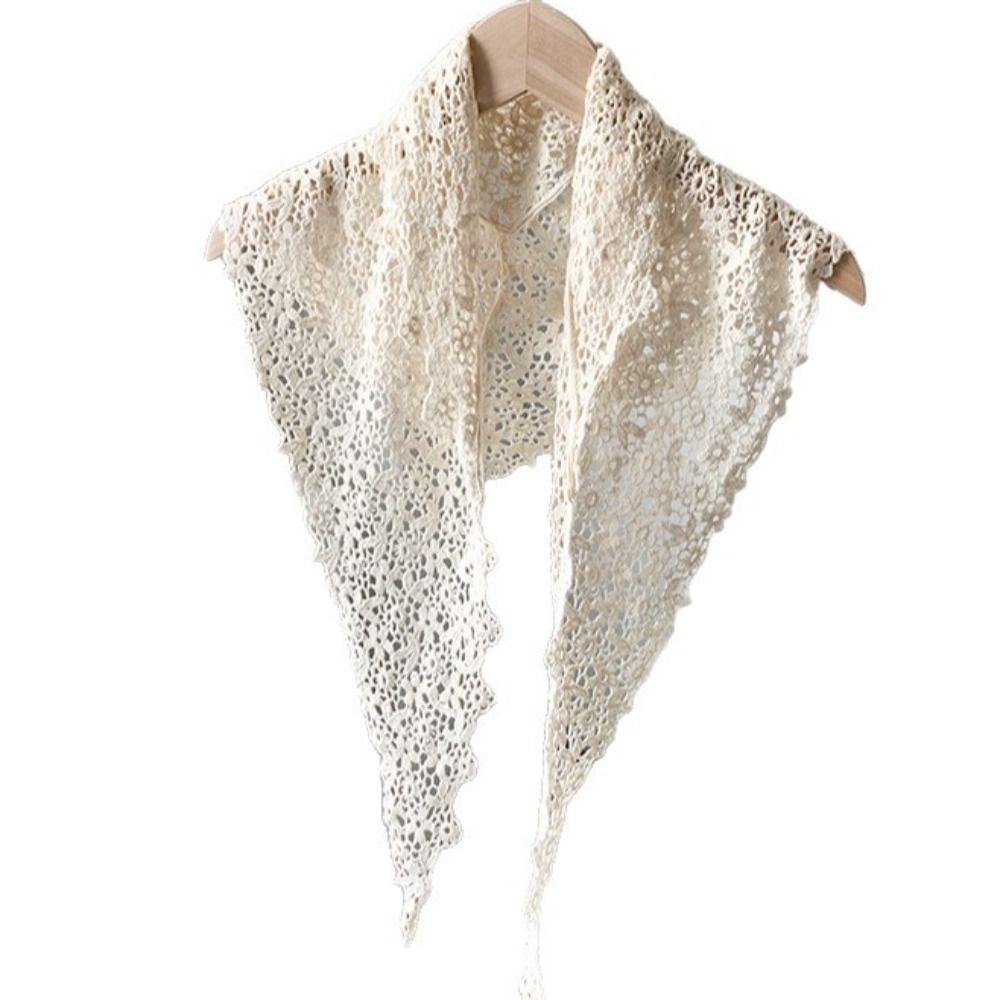 Headband Summer Knit - Lenço de Renda Floral em Malha