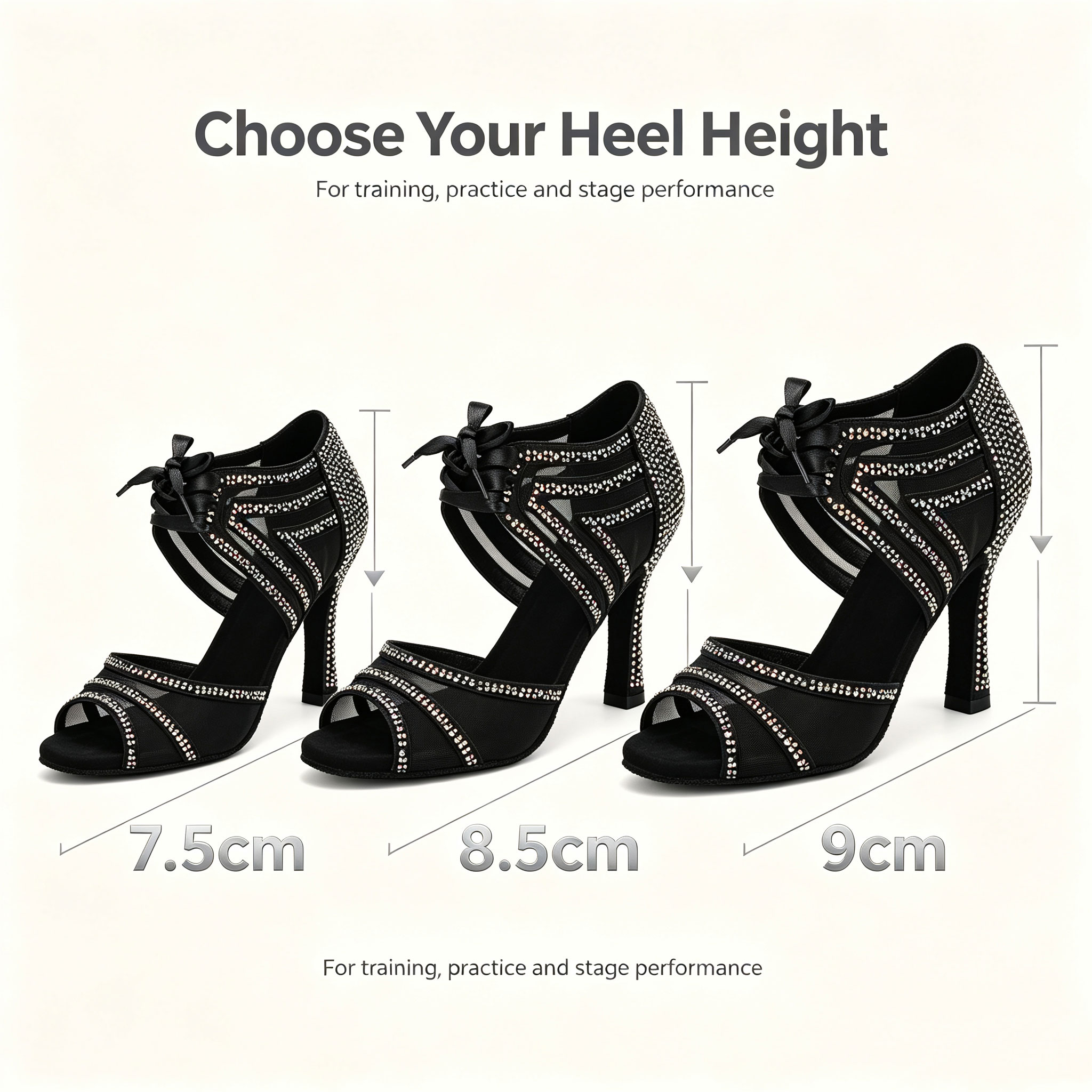 Sapatos de dança latina e sals - Sandal Strappy Heeled avaliação e preço