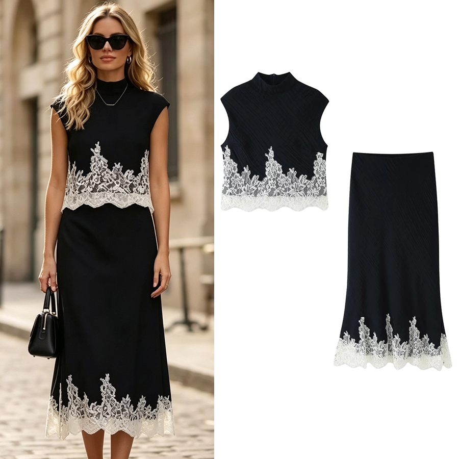 Conjunto de saia feminina eleg - Midi Skirt Floral avaliação e preço