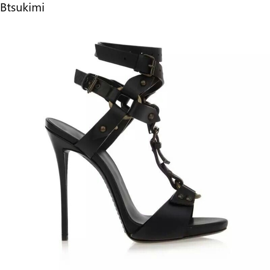 Sandálias Gladiadoras Sexy com - Sandal Strappy Heeled avaliação e preço