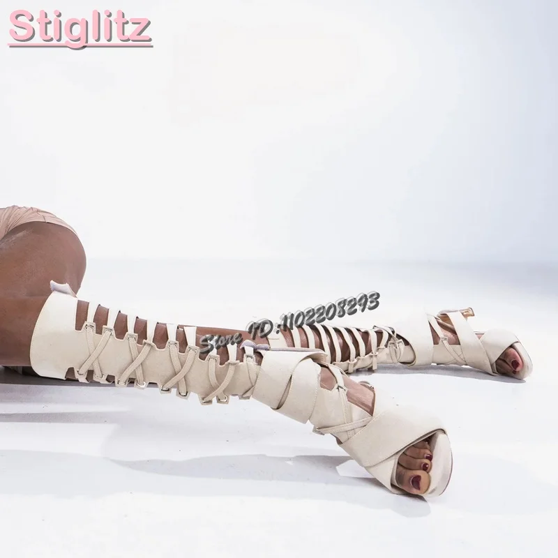 Retro cross-amarrado sandálias - Sandal Strappy Heeled avaliação e preço